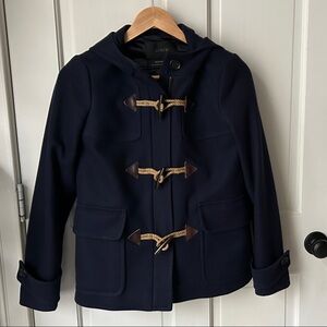 J. Crew Navy Wool Toggle Jacket